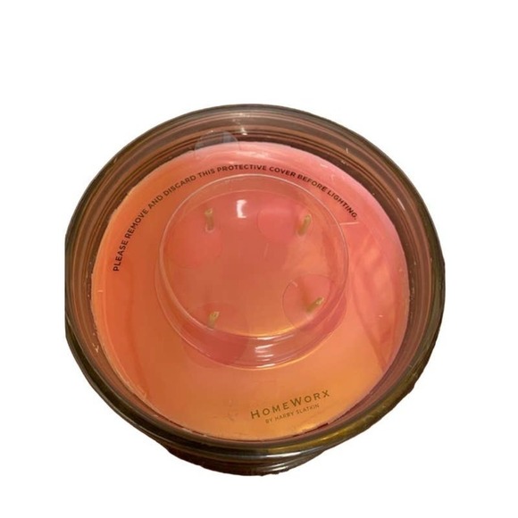 HomeWorx by Harry Slatkin 4 Wick Scented Candle Watermelon Lemonade NEW - Picture 3 of 3